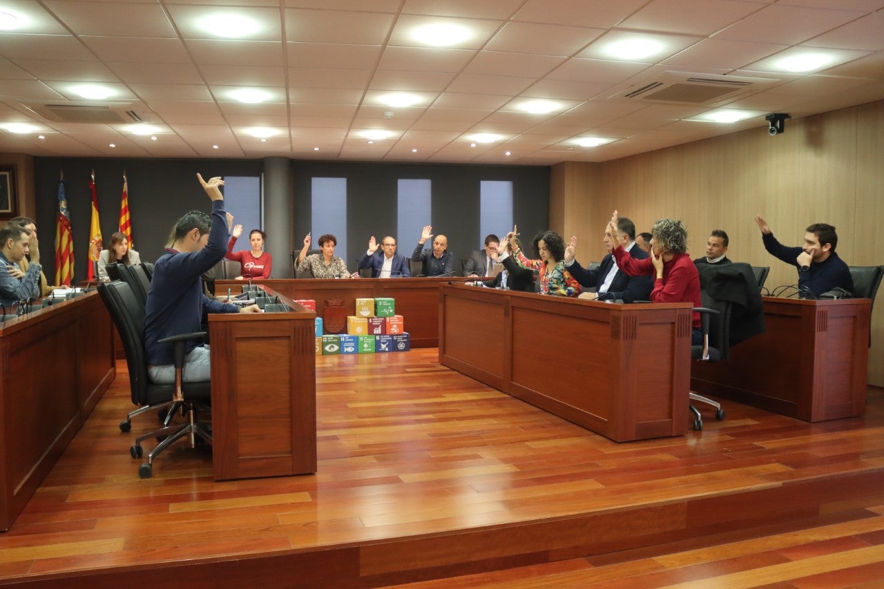 Unanimidad de los tres grupos políticos en el pleno de Onda Unanimidad de los tres grupos políticos en el pleno de Onda