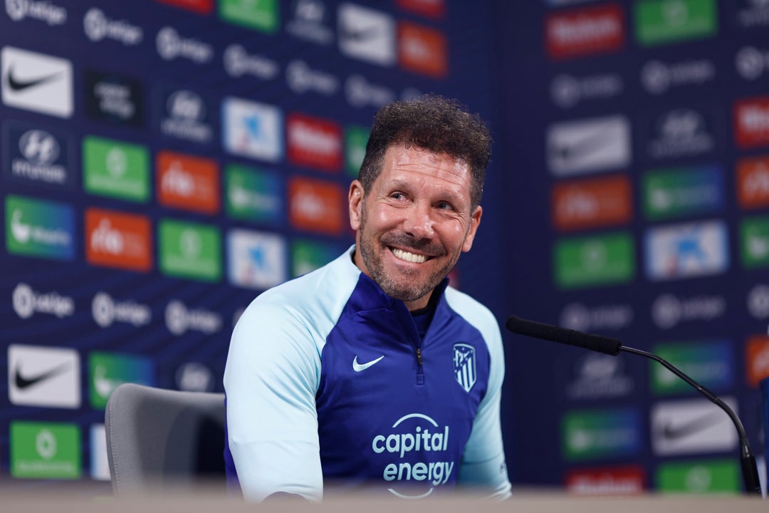 Simeone: "Déjenme trabajar" Simeone: "Déjenme trabajar"