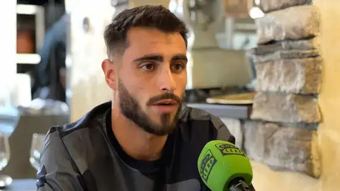 Luis Muñoz, jugador del Málaga en el Asador Iñaki Luis Muñoz, jugador del Málaga en el Asador Iñaki