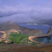 Vista aérea de las Galápagos