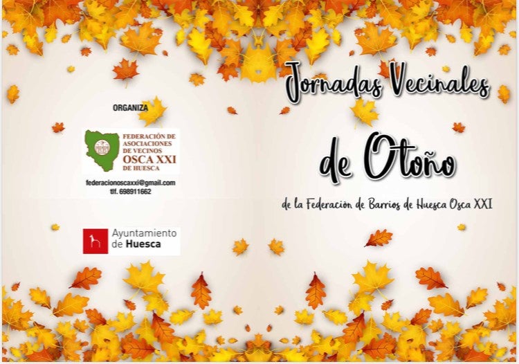 Osca XXI impulsa la participación ciudadana con las jornadas vecinales de otoño Osca XXI impulsa la participación ciudadana con las jornadas vecinales de otoño