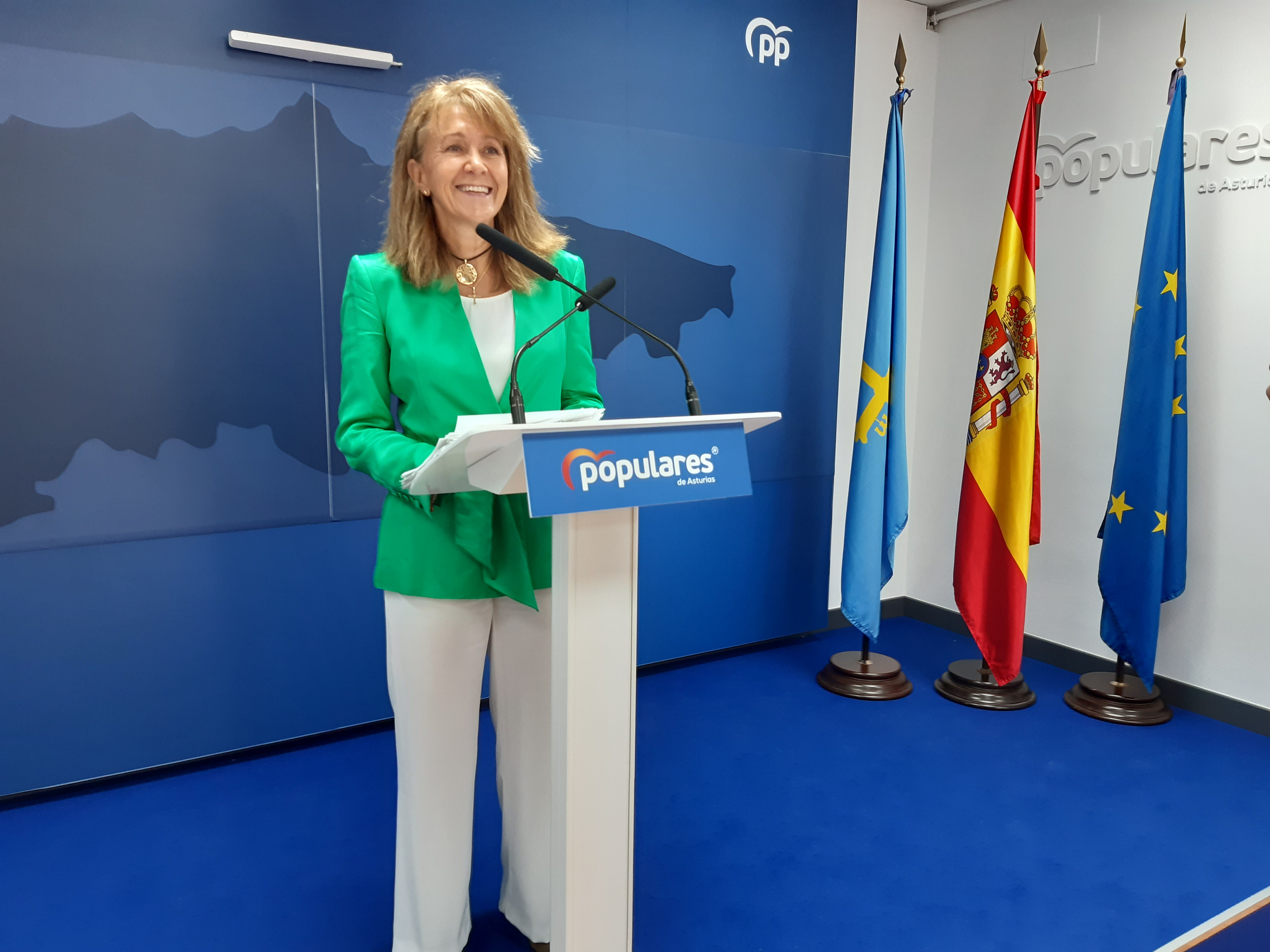 Los votantes del PP "jamás votarían a Barbón", afirma la diputada nacional Paloma Gázquez Los votantes del PP "jamás votarían a Barbón", afirma la diputada nacional Paloma Gázquez