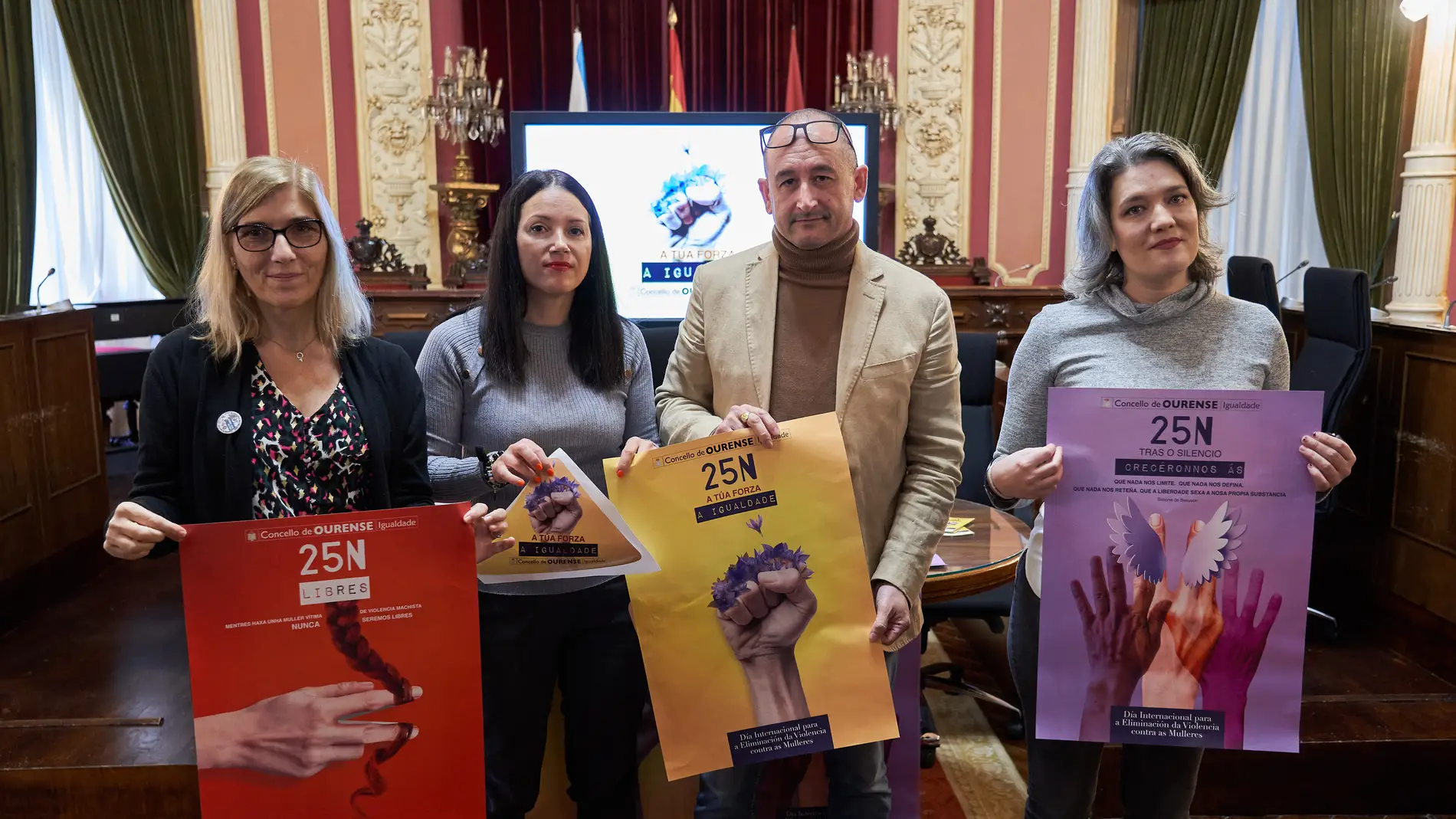 O Concello organiza actividades co gallo do Día Internacional para a eliminación da violencia contra as mulleres