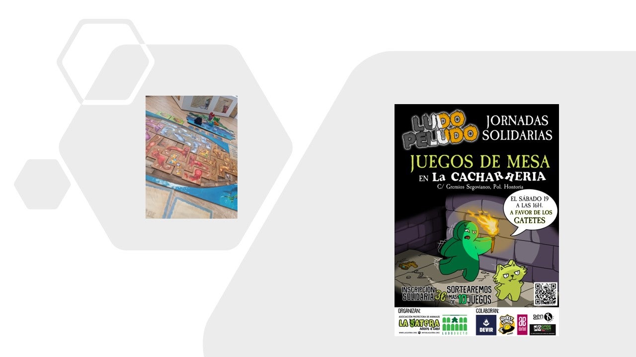 Jornada solidaria con juegos de mesa de La Gatera Jornada solidaria con juegos de mesa de La Gatera