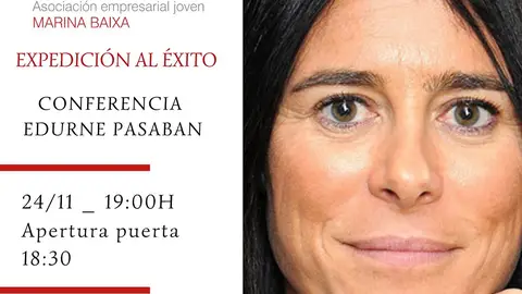 Edurne PAsaben conferencia Edurne PAsaben conferencia