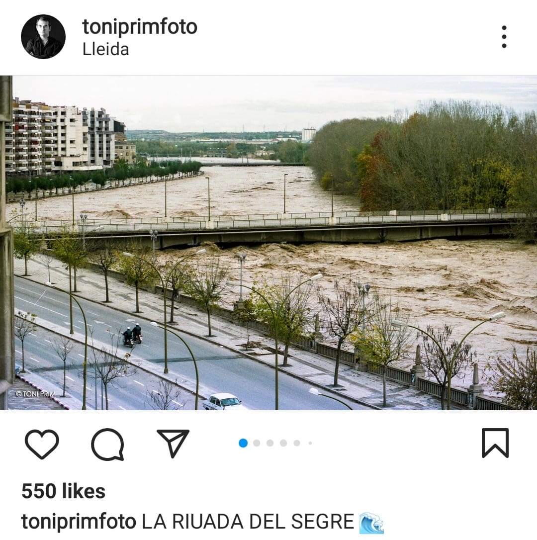 Les més de 200 imatges inèdites de Toni Prim de la riuada a Lleida de 1982 Les més de 200 imatges inèdites de Toni Prim de la riuada a Lleida de 1982