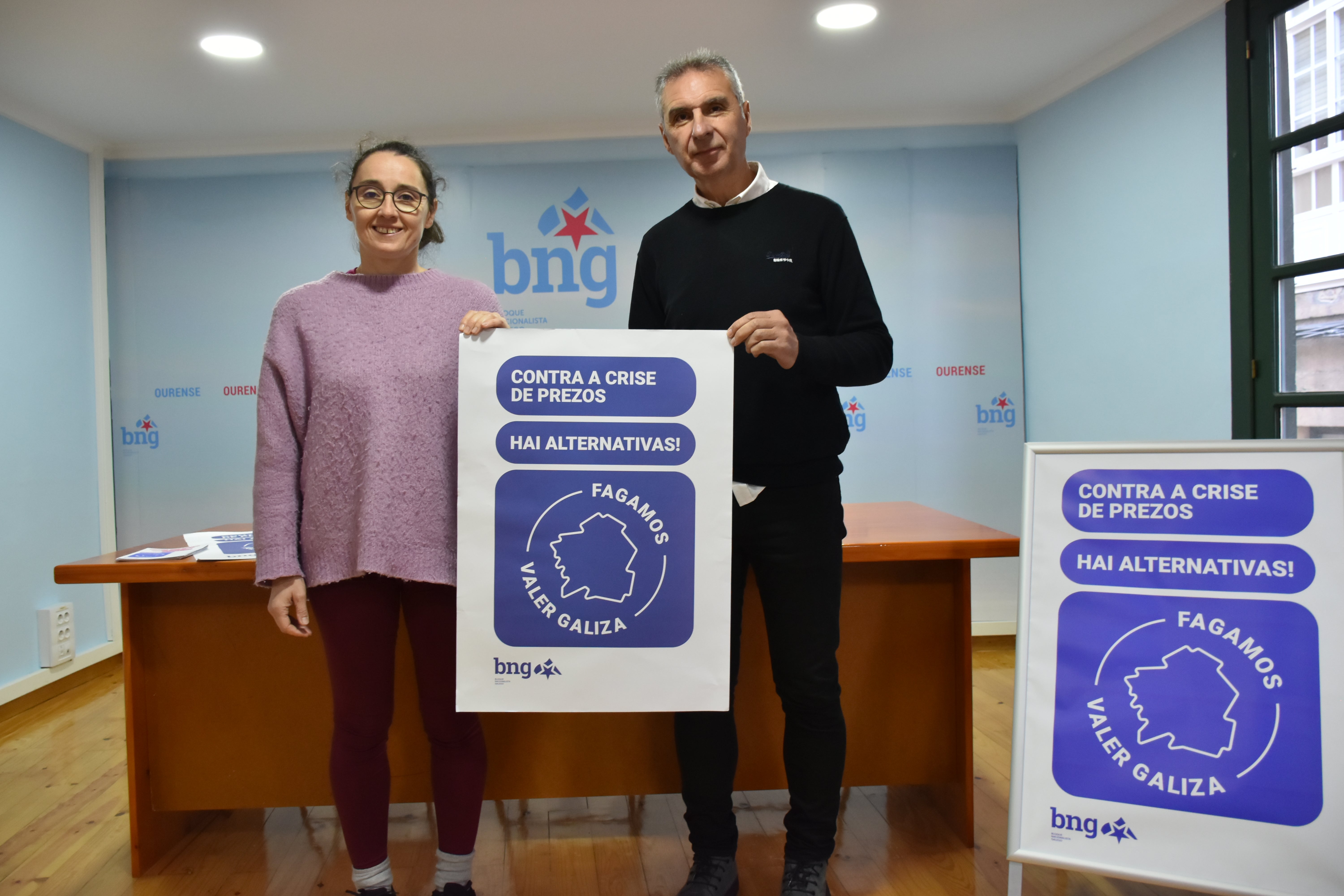 O BNG presentou a campaña " contra a crisis de prezos" O BNG presentou a campaña " contra a crisis de prezos"