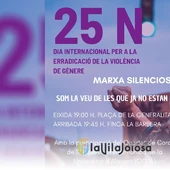 25N en la Vila Marcha silenciosa 25N en la Vila Marcha silenciosa