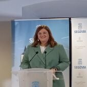 Clara Martín, alcaldesa de Segovia