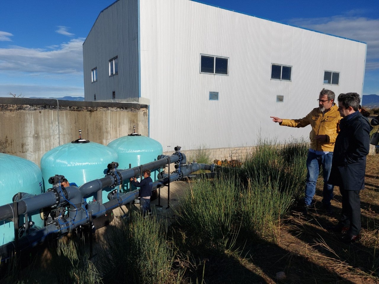 La ampliación de la potabilizadora, lista para empezar a funcionar La ampliación de la potabilizadora, lista para empezar a funcionar