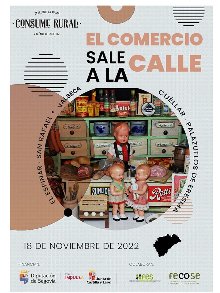 El Espinar, San Rafael, Palazuelos y Cuéllar celebran hoy la campaña ‘El comercio sale a la calle’ El Espinar, San Rafael, Palazuelos y Cuéllar celebran hoy la campaña ‘El comercio sale a la calle’