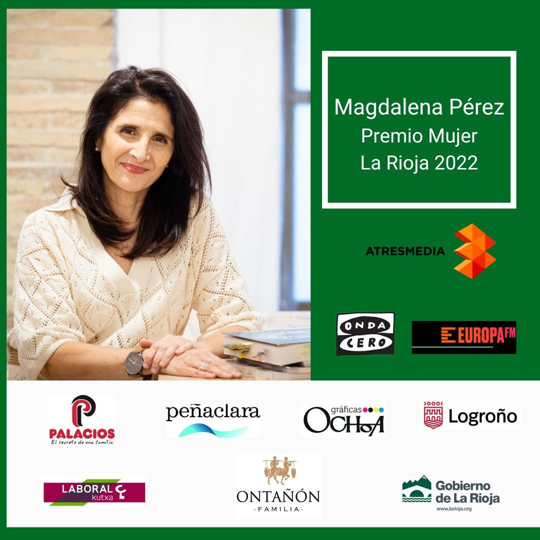 Magdalena Pérez, Premio Mujer La Rioja 2022 Magdalena Pérez, Premio Mujer La Rioja 2022