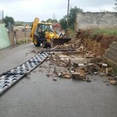 Daños causados por el episodio de fuertes lluvias en Riba-Roja.