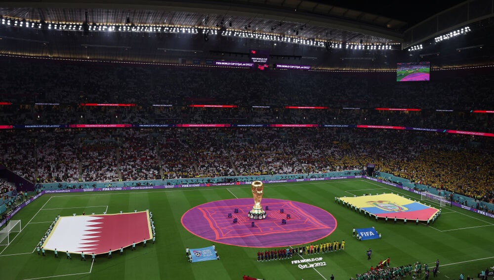Partido inaugural del Mundial entre Qatar y Ecuador
