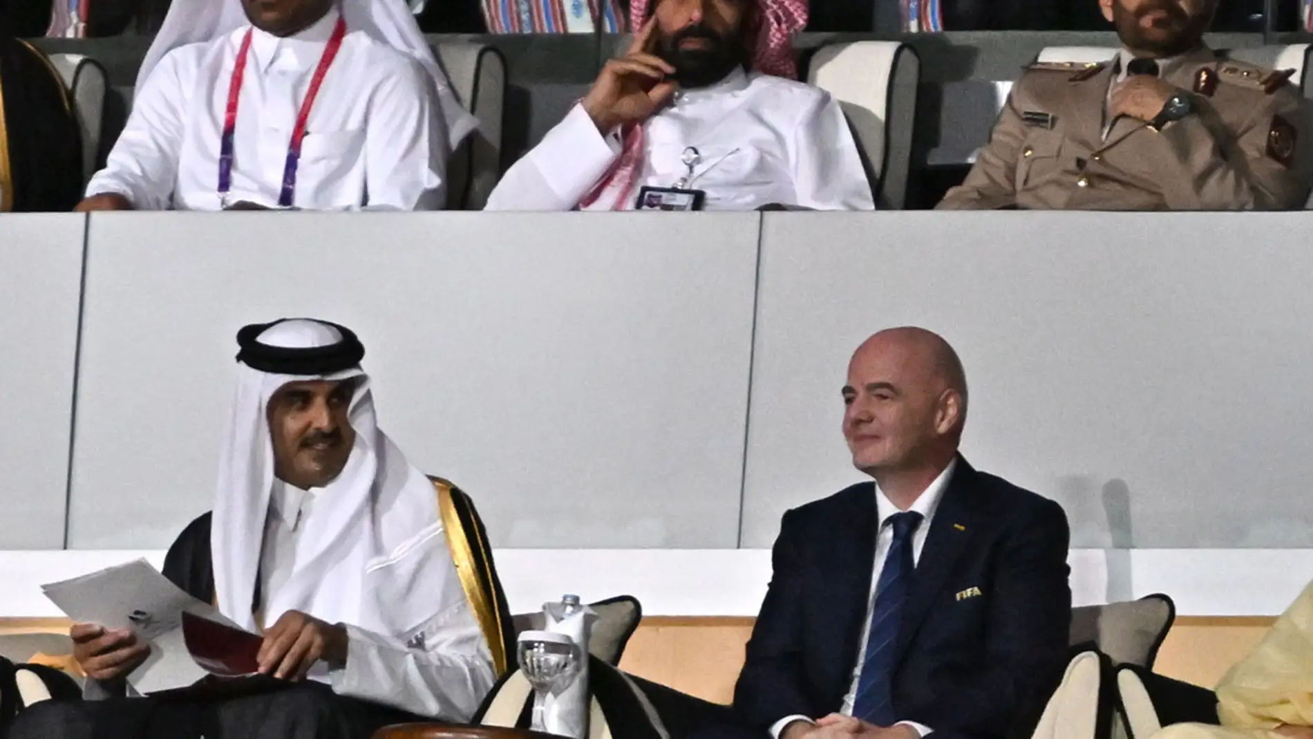 Gianni Infantino, presidente de FiFA, durante el pasado Mundial de Qatar