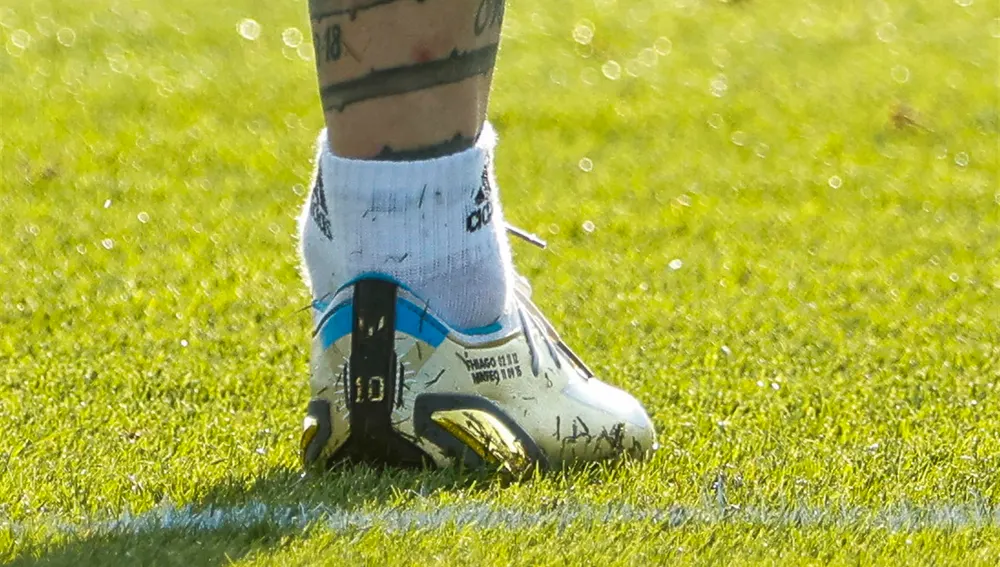 El tobillo de Leo Messi.