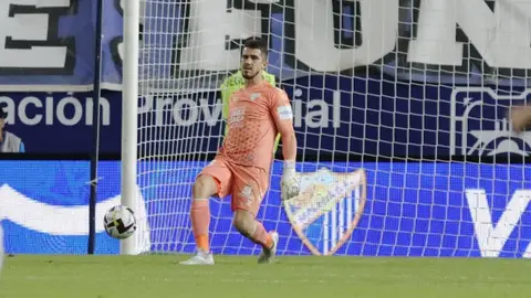 Rubén Yáñez, del Málaga CF Rubén Yáñez, del Málaga CF