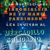 Mercadillo solidario de AFTA, De tu Mano y la Asociación de enfermos y familiares de Parkinson de Torrejón de Ardoz