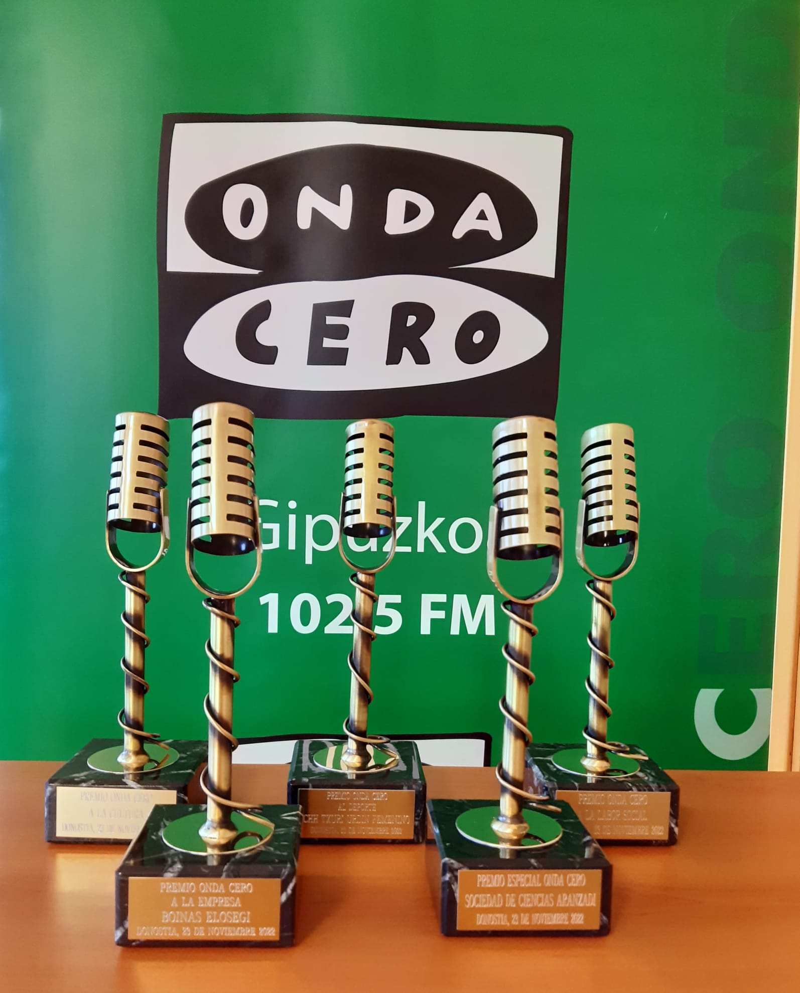 Onda Cero Gipuzkoa entrega sus premios anuales Onda Cero Gipuzkoa entrega sus premios anuales