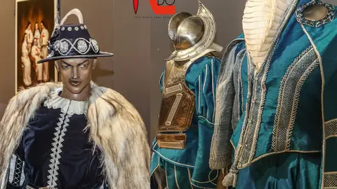 Traje expuesto en la muestra del Museo del Calzado. Traje expuesto en la muestra del Museo del Calzado.