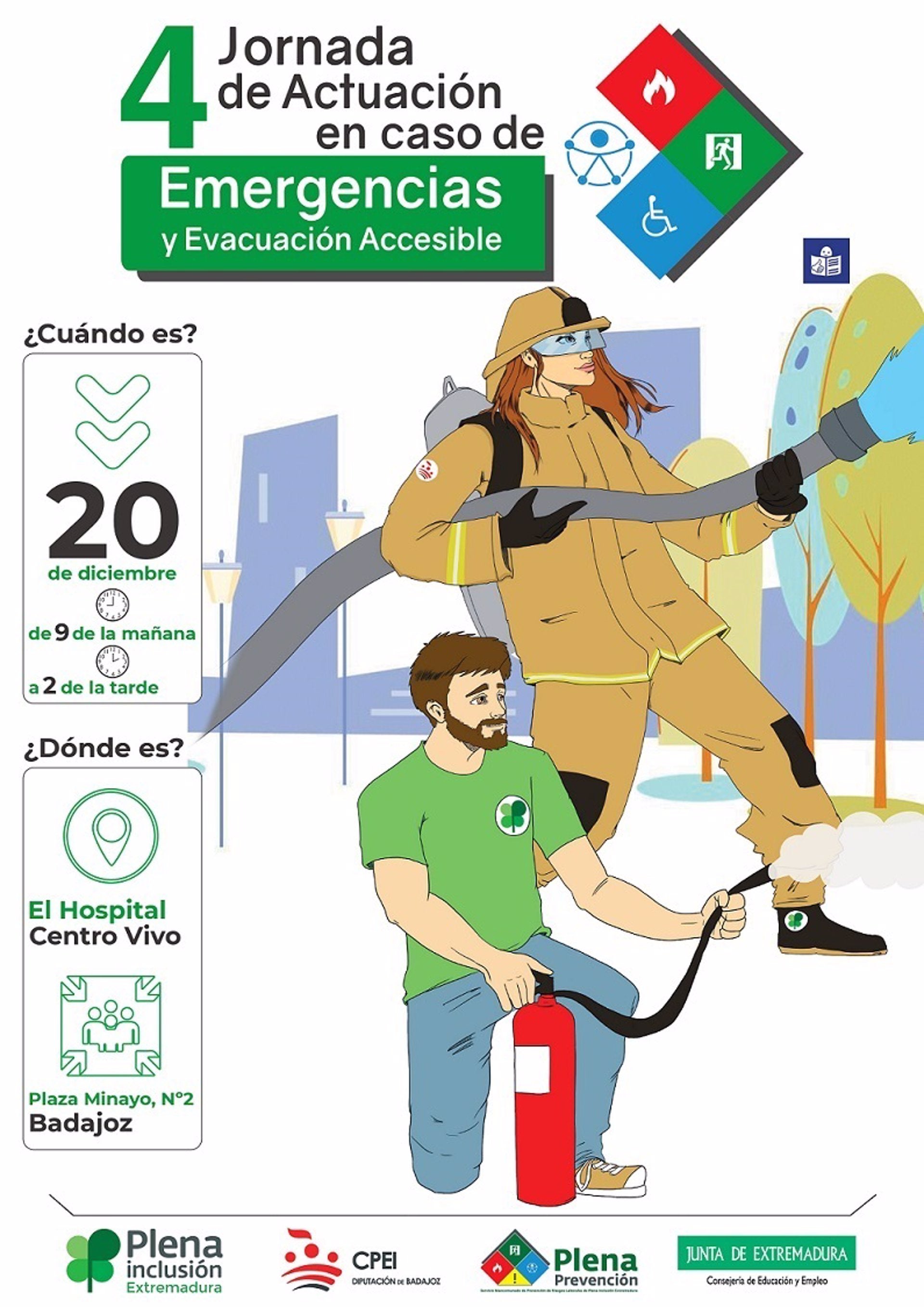 Diputación de Badajoz y Plena Inclusión organizan un foro sobre cómo afrontar emergencias con personas discapacitadas Diputación de Badajoz y Plena Inclusión organizan un foro sobre cómo afrontar emergencias con personas discapacitadas