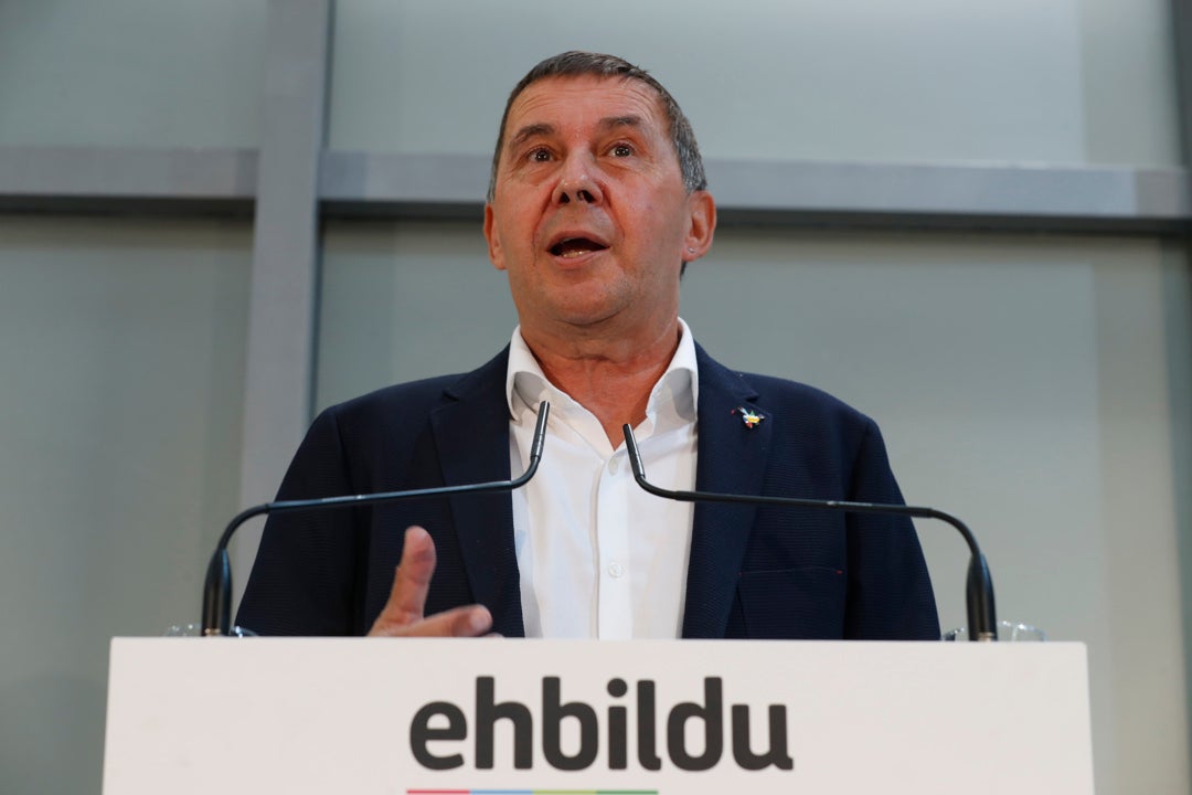 Arnaldo Otegi se jacta de sostener al Gobierno de España Arnaldo Otegi se jacta de sostener al Gobierno de España