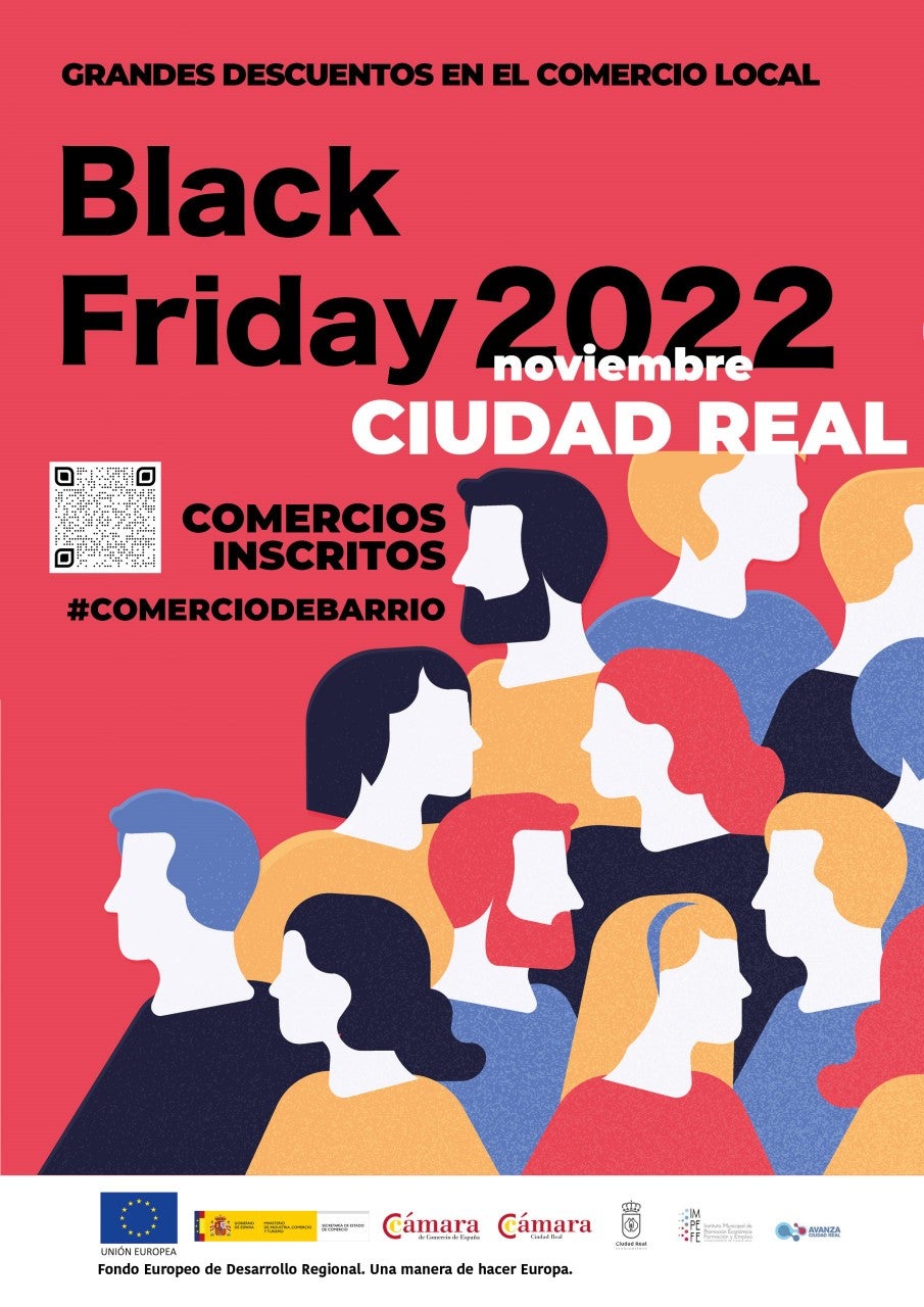 Casi 100 establecimientos se han adherido a la campaña de “Black Friday 2022” en Ciudad Real Casi 100 establecimientos se han adherido a la campaña de “Black Friday 2022” en Ciudad Real