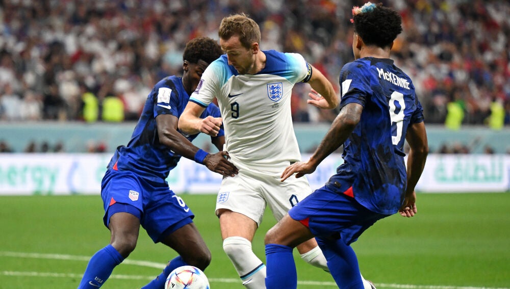 Harry Kane durante el Inglaterra - Estados Unidos