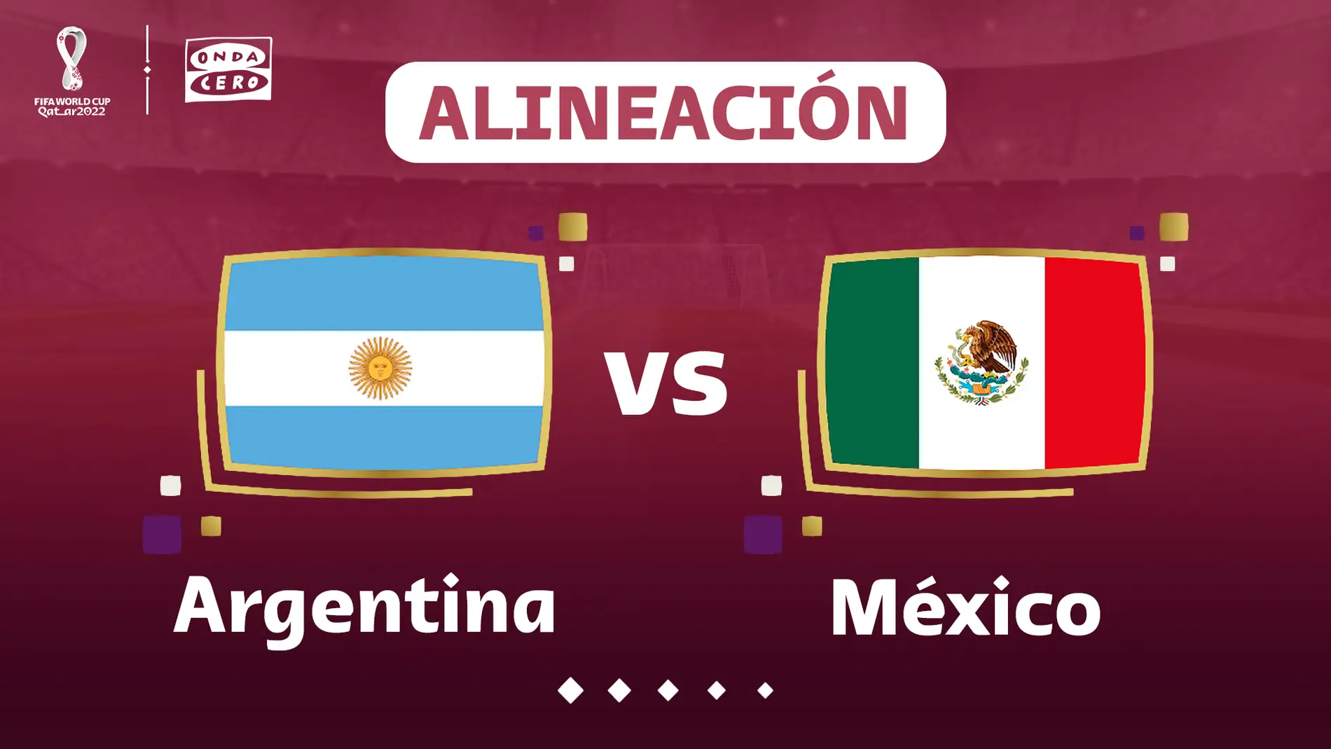 Alineación de Argentina contra México para el Mundial de Qatar 2022