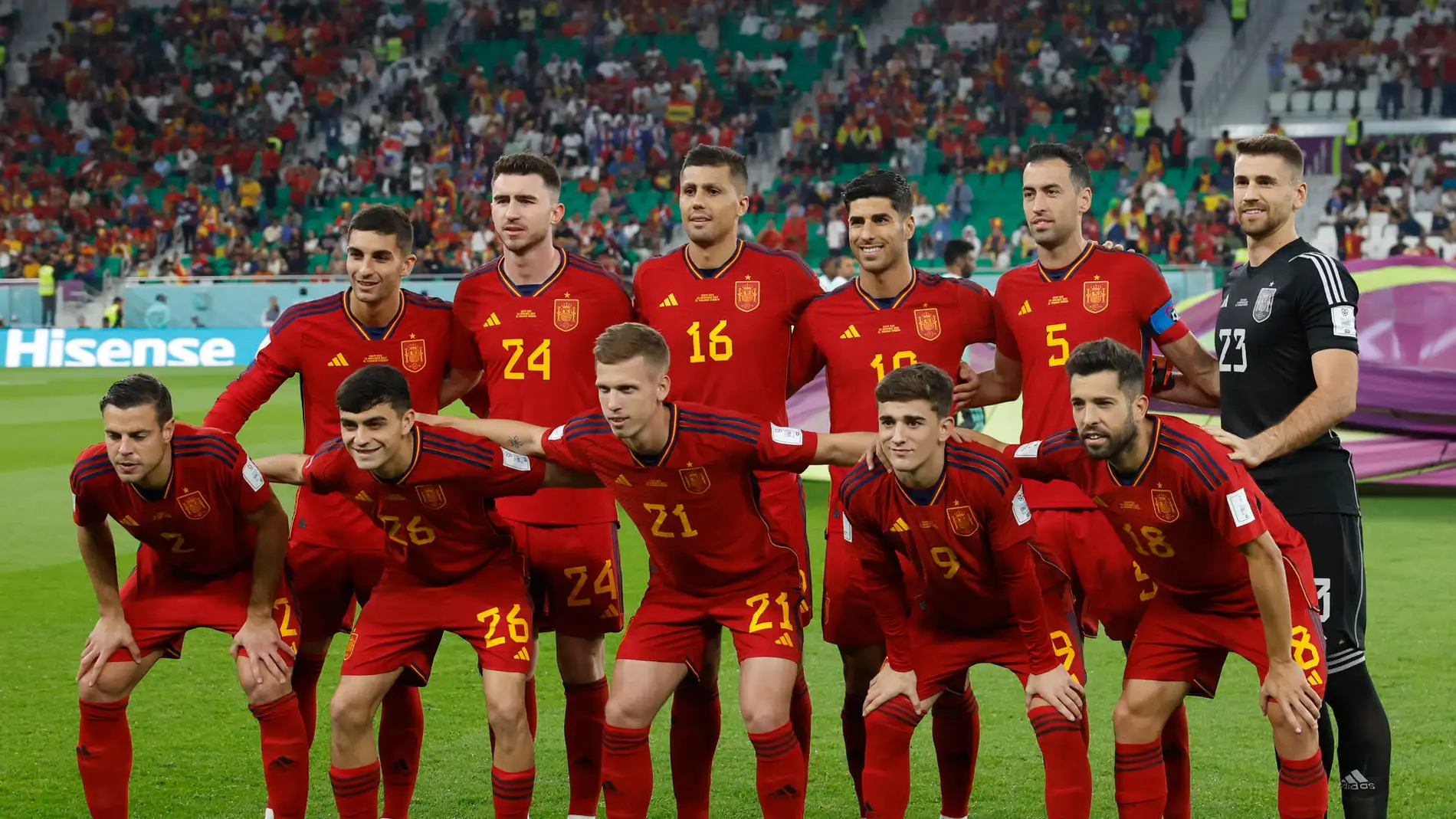 Foto de la selección española de fútbol
