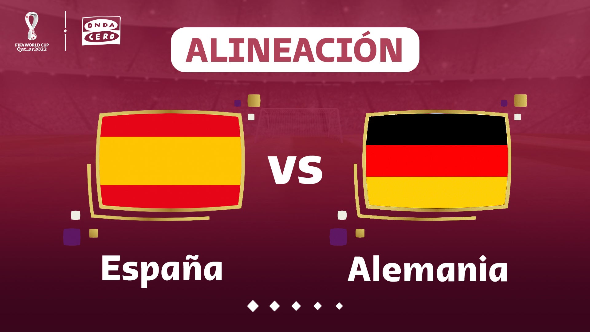 Alineación de España contra Alemania en el Mundial de Qatar 2022 Alineación de España contra Alemania en el Mundial de Qatar 2022