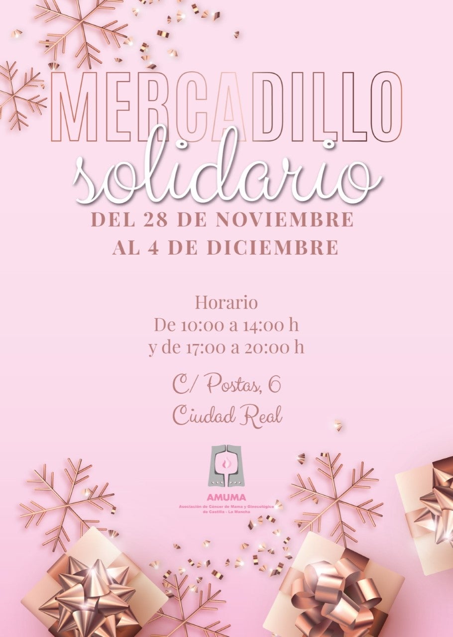 Amuma abre este lunes su mercadillo solidario en Ciudad Real Amuma abre este lunes su mercadillo solidario en Ciudad Real
