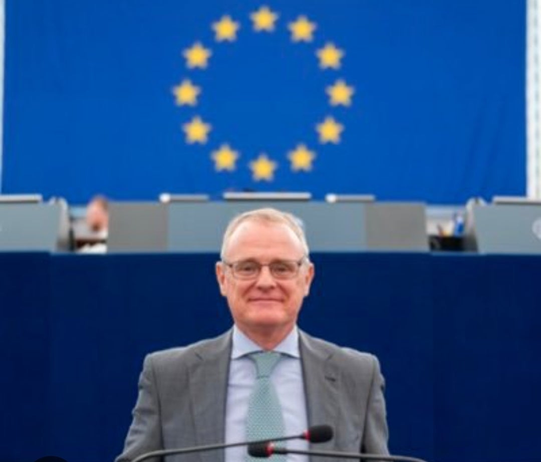 El candidato del PP al Principado Diego Canga recibe elogios de Antonio Tajani El candidato del PP al Principado Diego Canga recibe elogios de Antonio Tajani