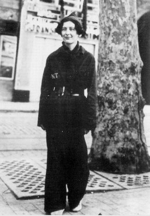 Cuando Simone Weil luchó en la guerra civil y escribió una carta a Georges Bernanos Cuando Simone Weil luchó en la guerra civil y escribió una carta a Georges Bernanos