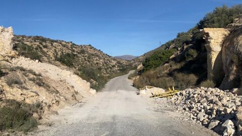 Zona en la que estaba el acueducto del barranco del Grifo de Elche. Zona en la que estaba el acueducto del barranco del Grifo de Elche.