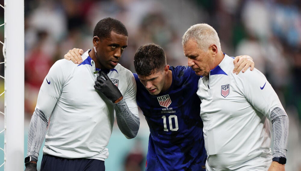 Pulisic se marcha lesionado del Irán - EEUU