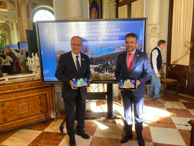 El Ayuntamiento de Málaga presenta un presupuesto de 976,6 millones de euros para 2023 El Ayuntamiento de Málaga presenta un presupuesto de 976,6 millones de euros para 2023