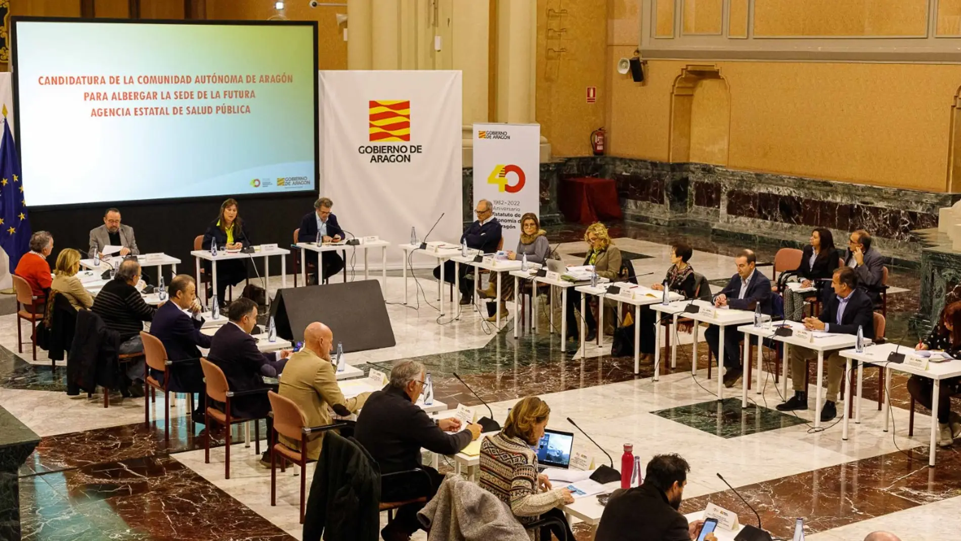 Reunión de la candidatura aragonesa de la Agencia Estatal de Salud Pública