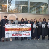 Concentración de los letrados de Justicia en Ciudad Real Concentración de los letrados de Justicia en Ciudad Real