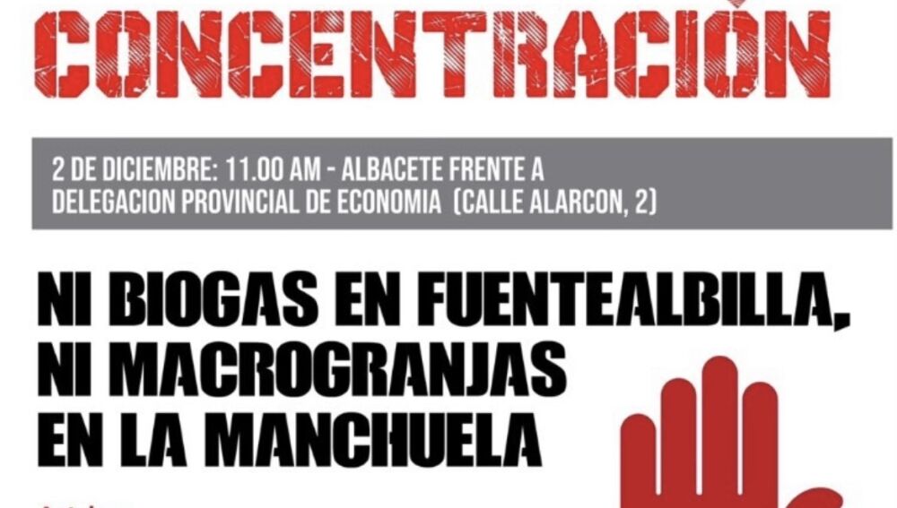 Stop Biogas en Fuentealbilla