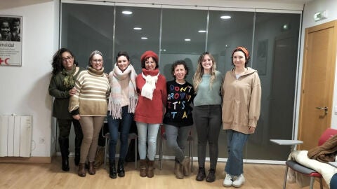 Algunas de las impulsoras del nuevo grupo de apoyo