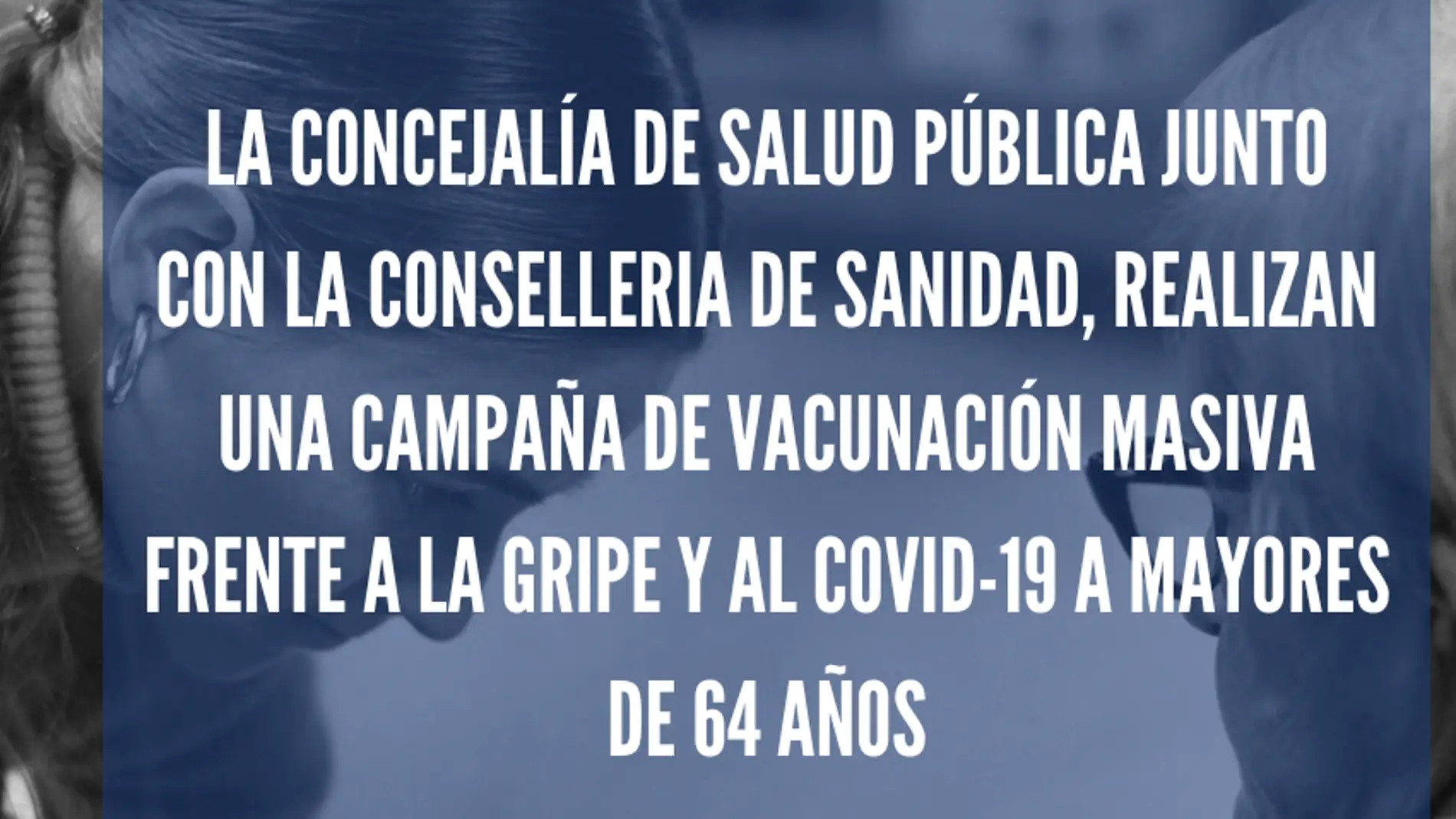 Campaña de vacunación masiva en Torrevieja frente a la gripe y al covid a mayores de 64 años 
