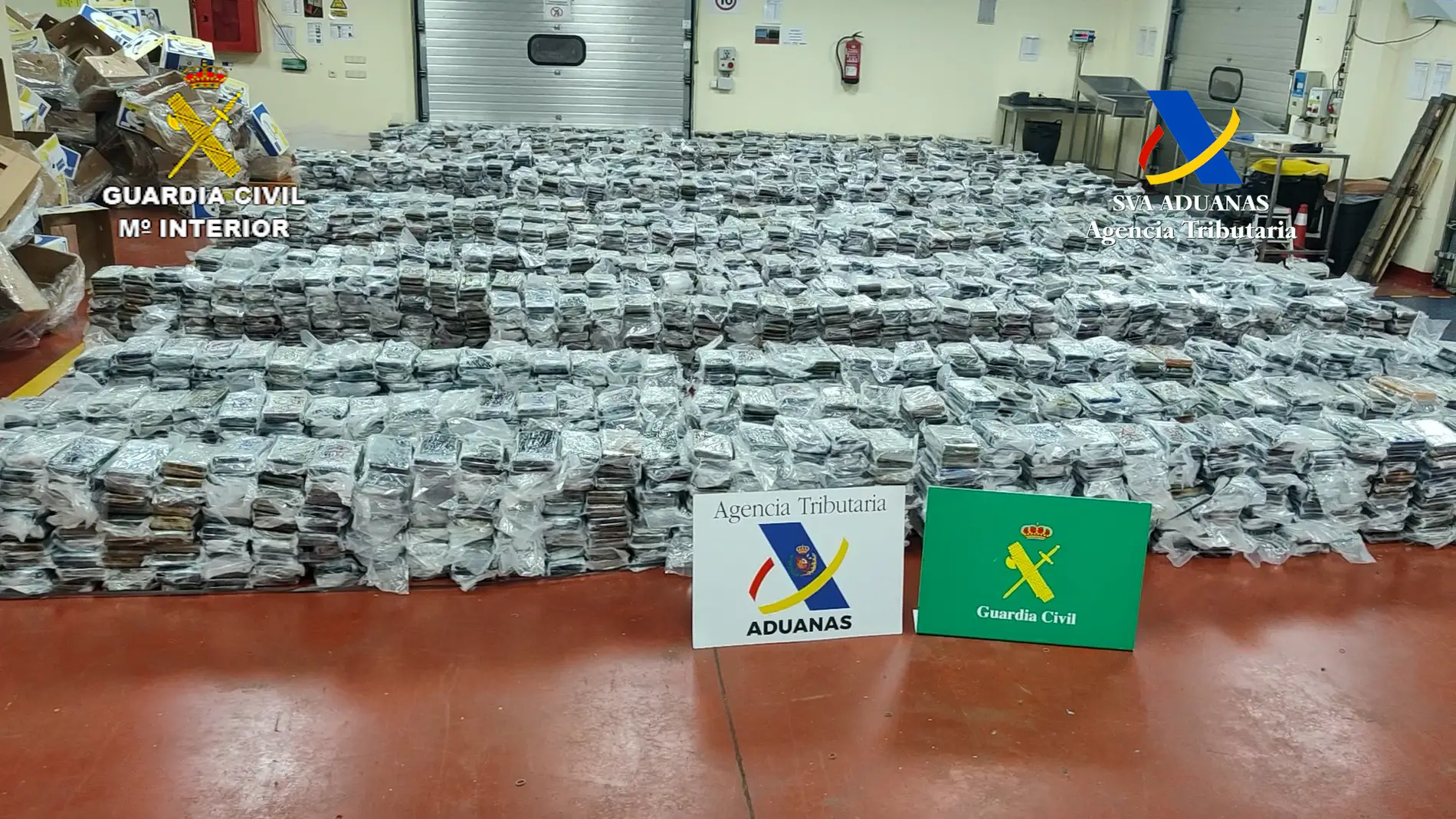 Intervenidos en el Puerto de València 5,6 toneladas de cocaína 