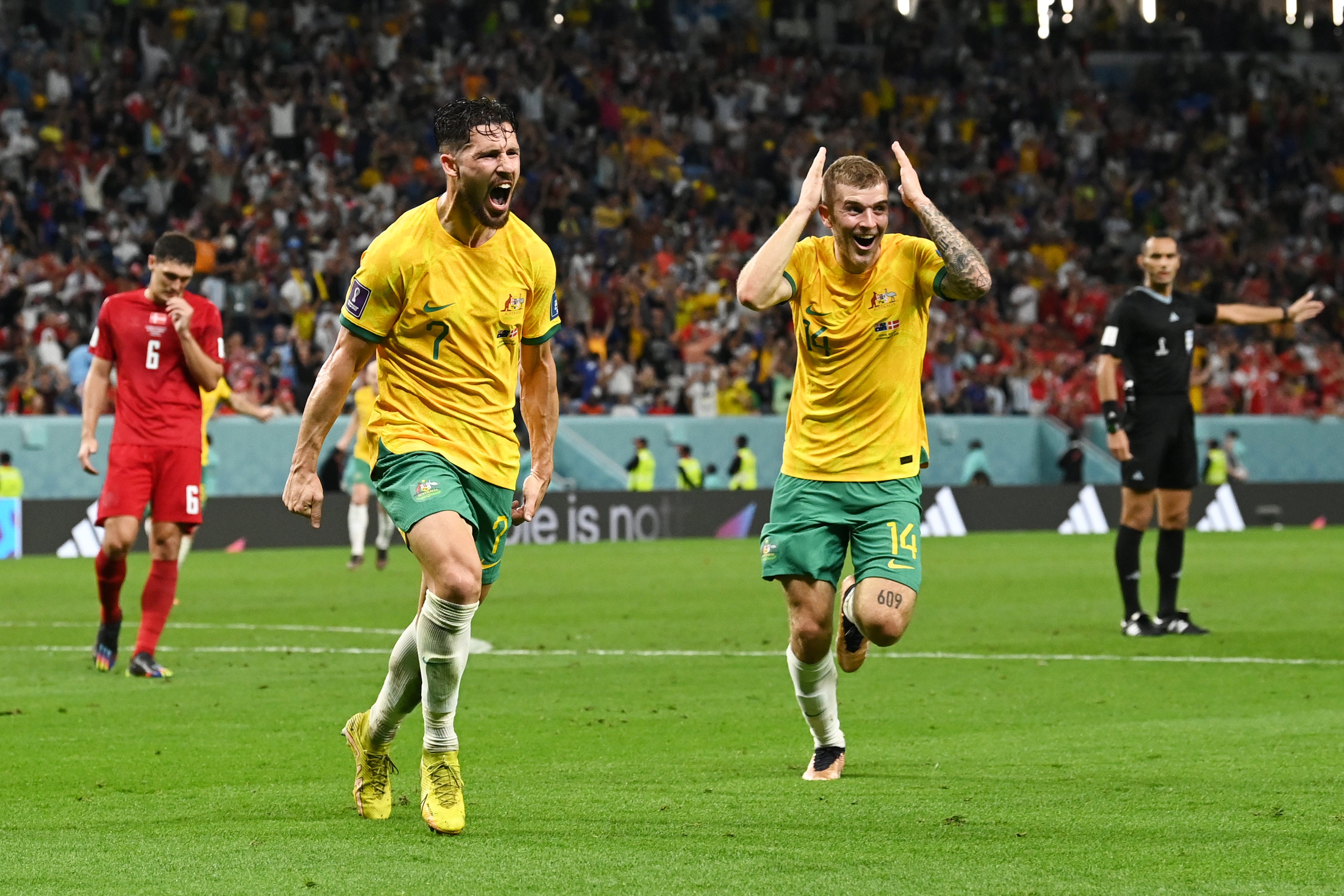 Australia da la sorpresa y deja a Dinamarca sin Mundial Australia da la sorpresa y deja a Dinamarca sin Mundial