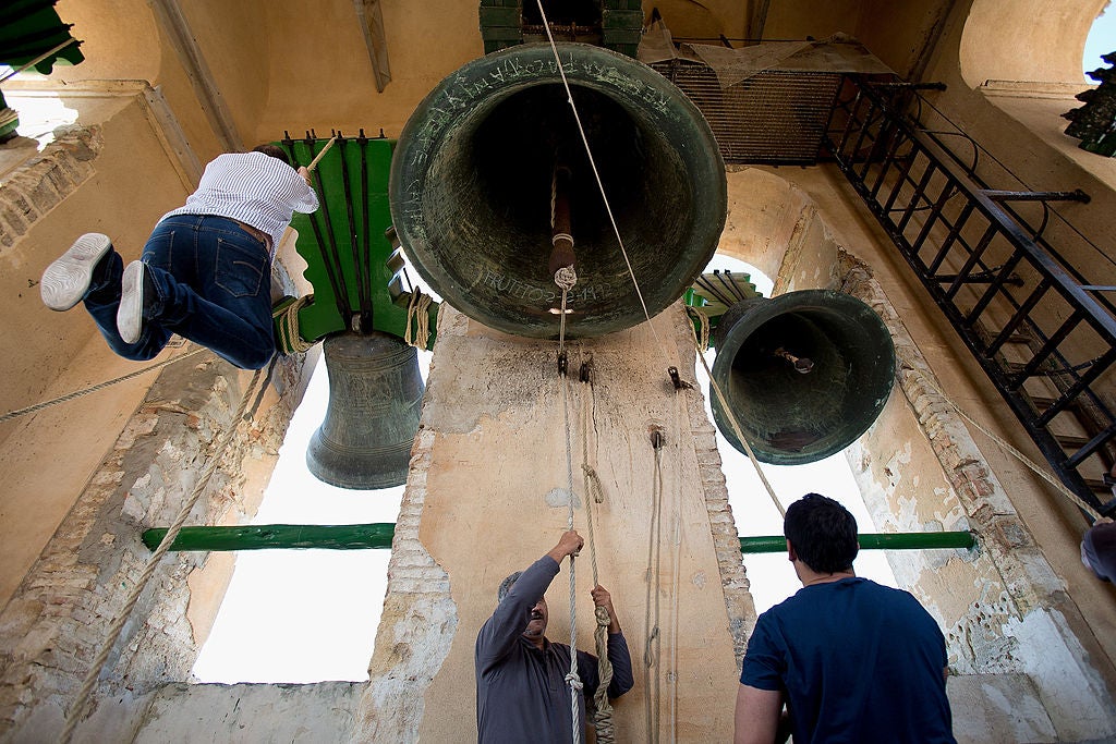 El particular repique de campanas de Utrera: cómo se realiza el volteo El particular repique de campanas de Utrera: cómo se realiza el volteo