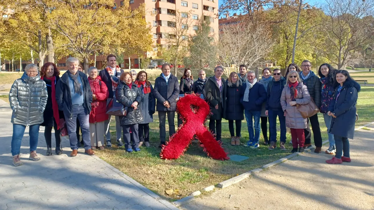Acto celebrado en el Parque Bruil de Zaragoza