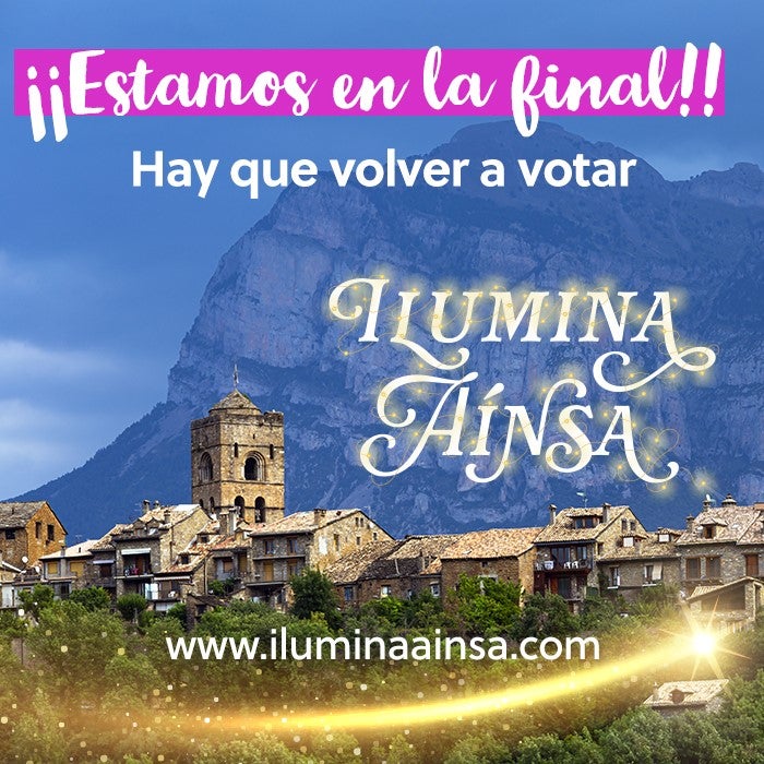 Aínsa pasa a la final en el concurso “Juntos brillamos más” Aínsa pasa a la final en el concurso “Juntos brillamos más”