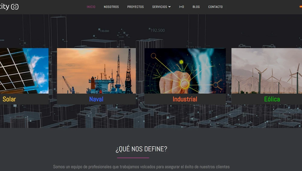 Web de la empresa Ingeniacity