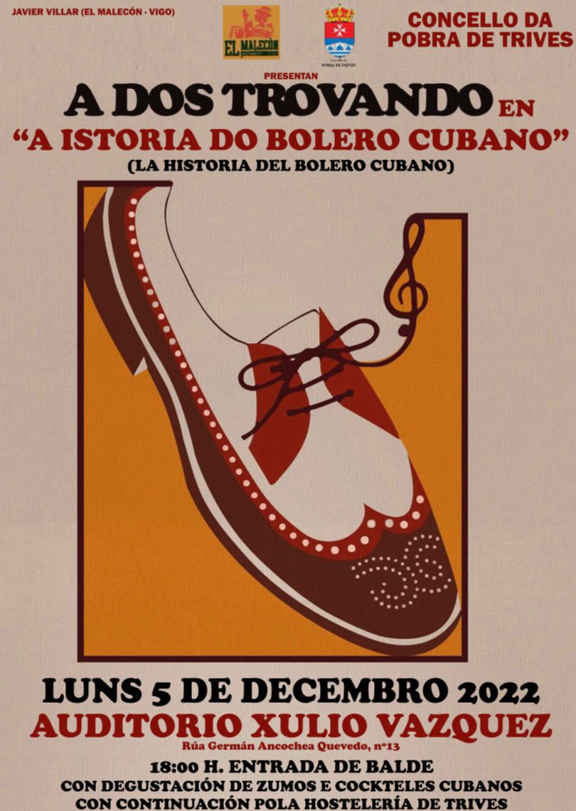 Boleros cubanos este luns en Trives Boleros cubanos este luns en Trives