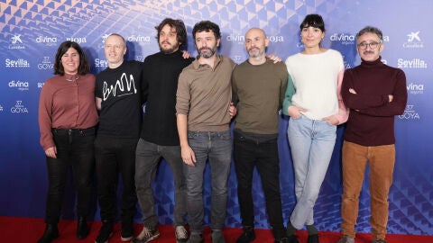 El equipo de la pel&iacute;cula 'As bestas'.